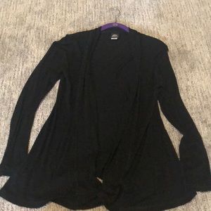 Black cardigan sweater